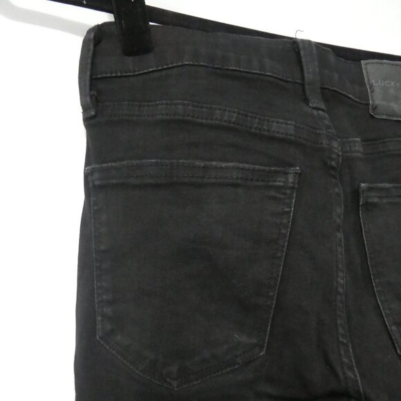 LUCKY BRAND - High Rise - Skinny - Bridgette | 4/27A | Black Denim Jeans - Picture 10 of 16